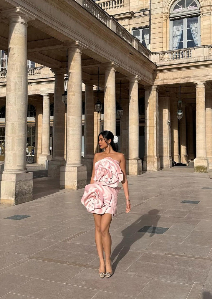 Alana | Flower Mini Dress