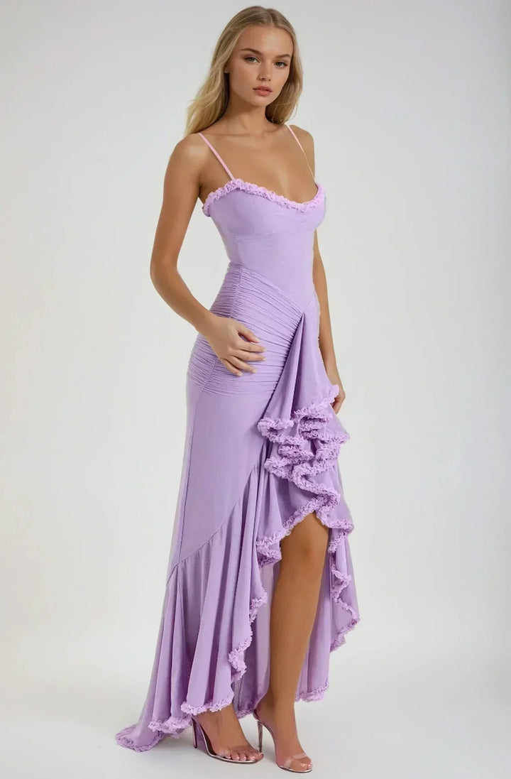 Chloe™ | Yellow Mesh Dress