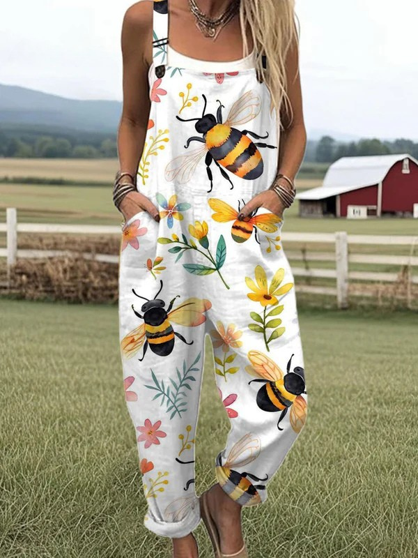 Bee Blossom Dungaree