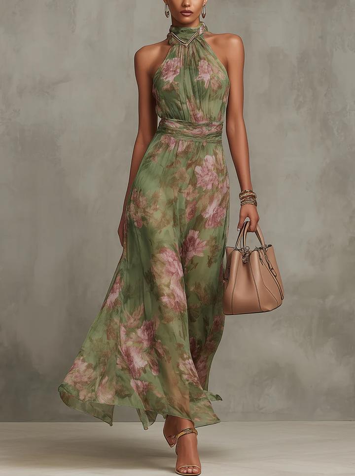 Sophie | Elegant Floral Maxi Dress