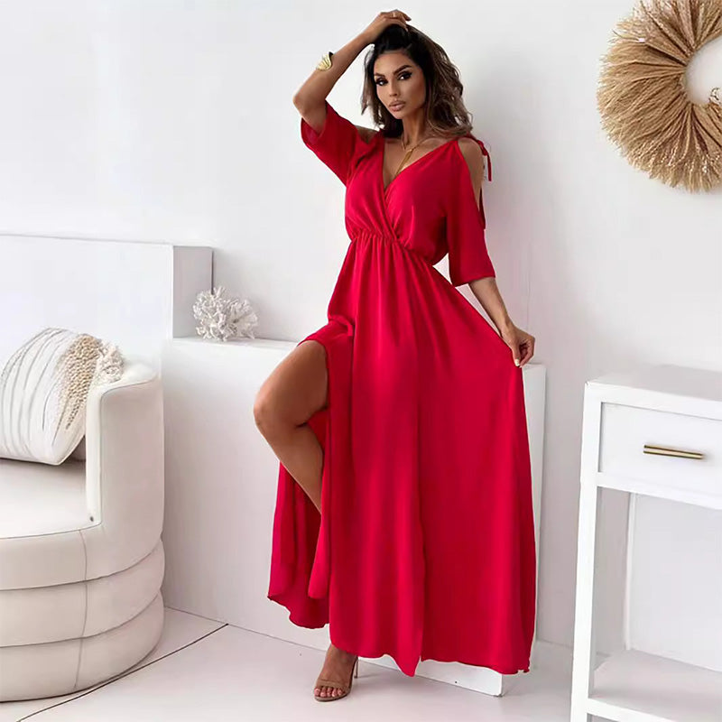 Olivia™ | Elegant Maxi Dress with Split